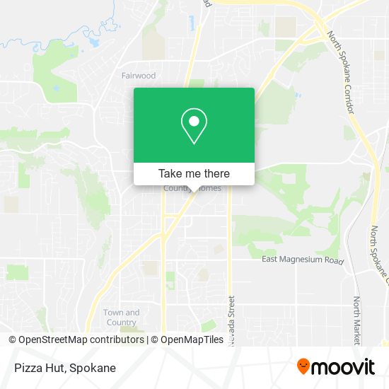 Pizza Hut map