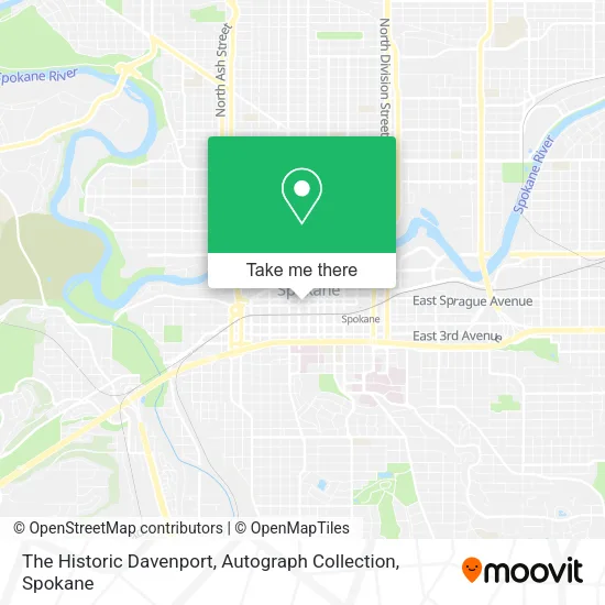 The Historic Davenport, Autograph Collection map