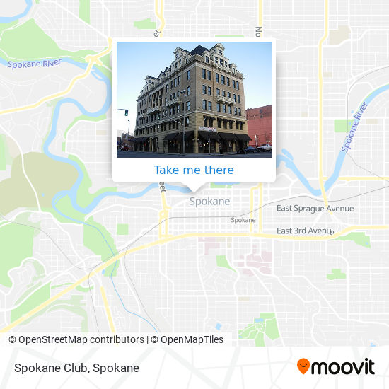 Spokane Club map