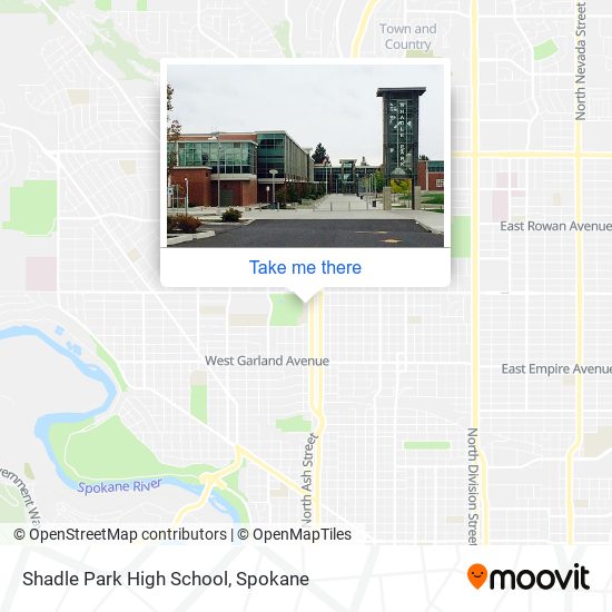 Shadle Park High School map