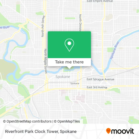 Riverfront Park Clock Tower map