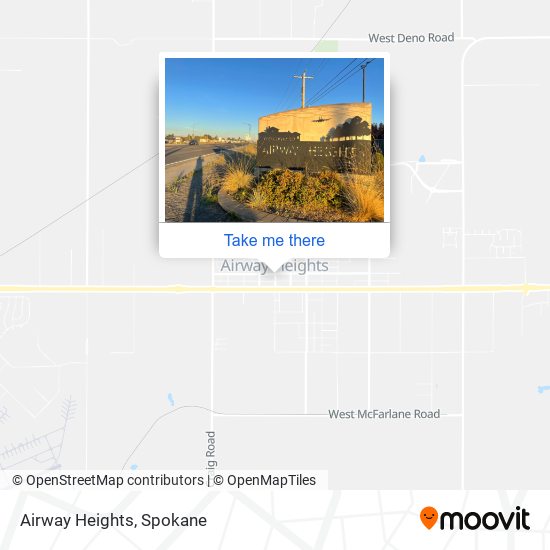 Airway Heights map