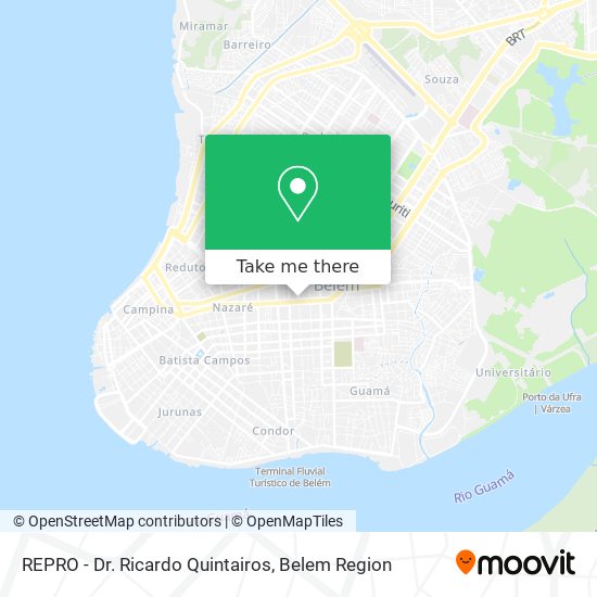 REPRO - Dr. Ricardo Quintairos map