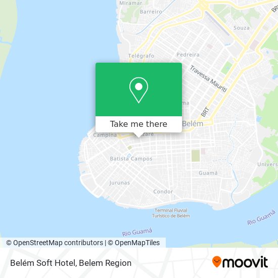 Mapa Belém Soft Hotel