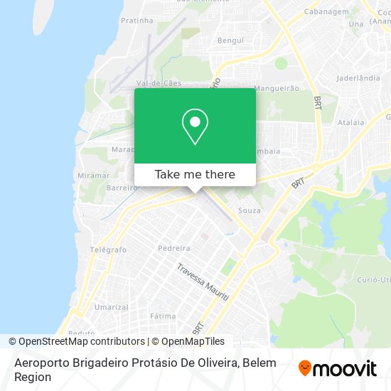 Mapa Aeroporto Brigadeiro Protásio De Oliveira