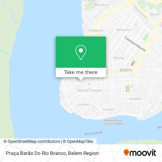 Mapa Praça Barão Do Rio Branco