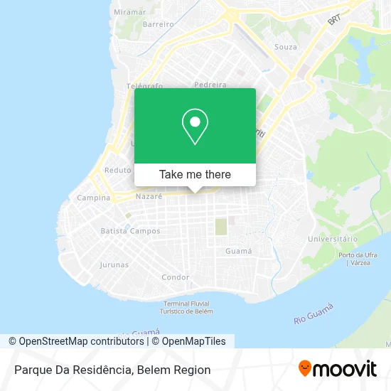 Parque Da Residência map