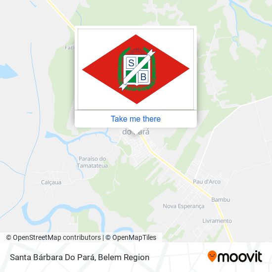 Santa Bárbara Do Pará map