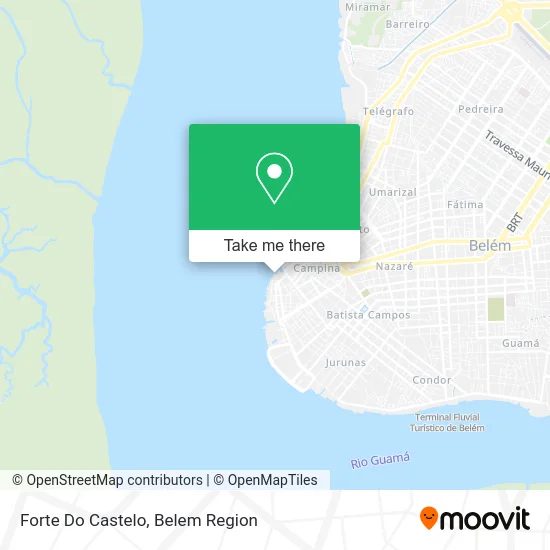 Forte Do Castelo map