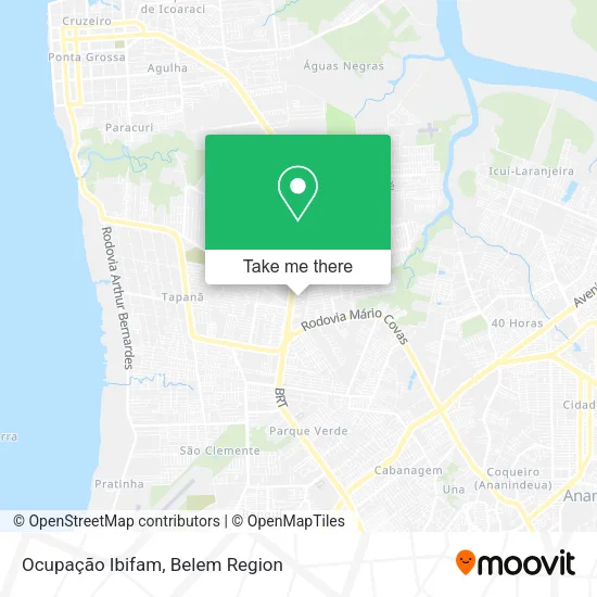 Ocupação Ibifam map