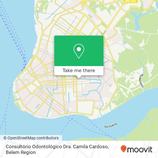 Consultório Odontológico Dra. Camila Cardoso map