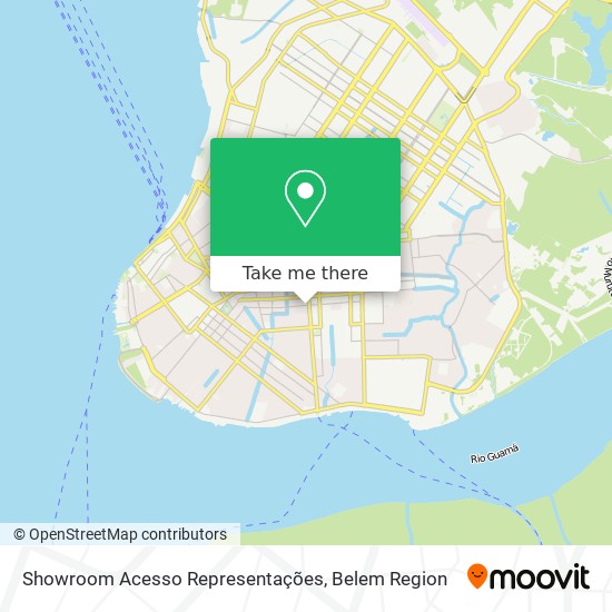 Showroom Acesso Representações map