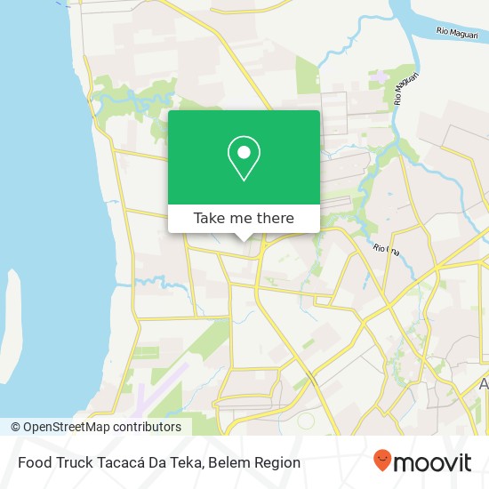 Mapa Food Truck Tacacá Da Teka