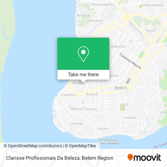 Clarisse Profissionais Da Beleza map