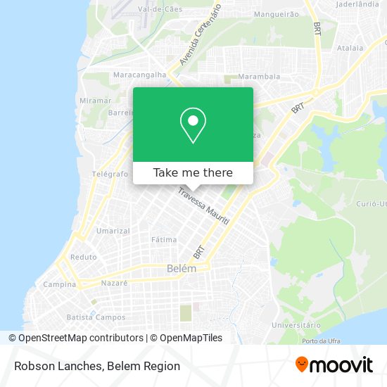 Robson Lanches map
