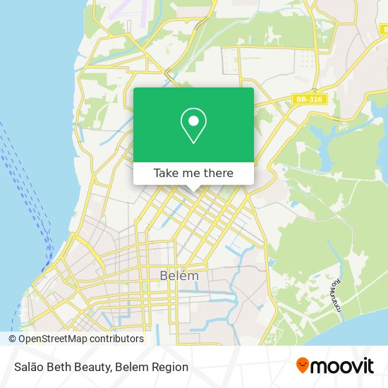 Mapa Salão Beth Beauty