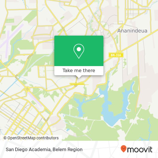 San Diego Academia map