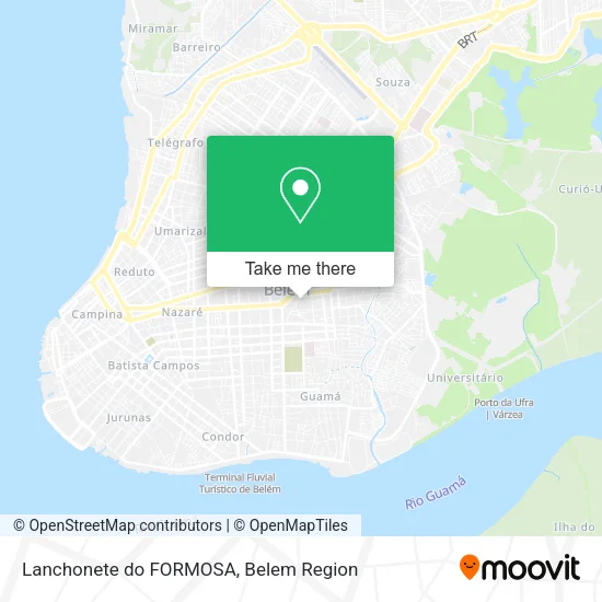 Lanchonete do FORMOSA map