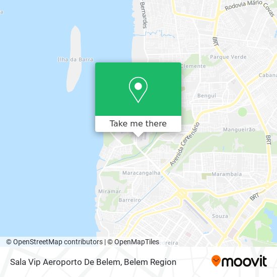 Sala Vip Aeroporto De Belem map
