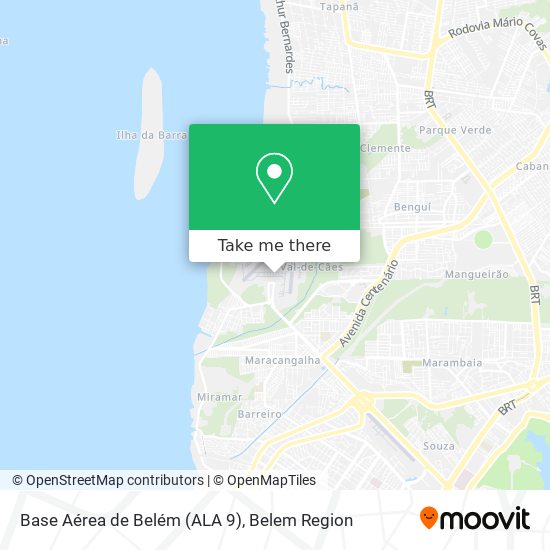 Base Aérea de Belém  (ALA 9) map