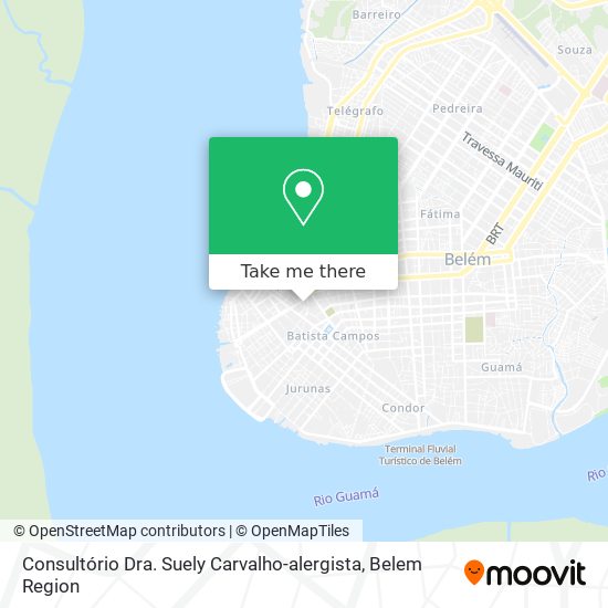 Consultório Dra. Suely Carvalho-alergista map