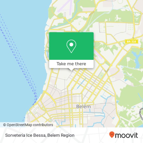 Sorveteria Ice Bessa map