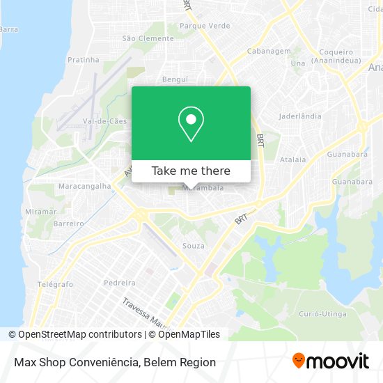 Max Shop Conveniência map