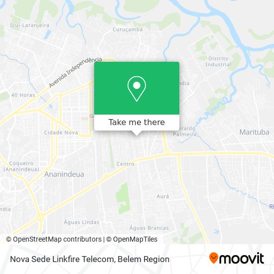 Nova Sede Linkfire Telecom map
