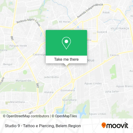 Studio 9 - Tattoo e Piercing map