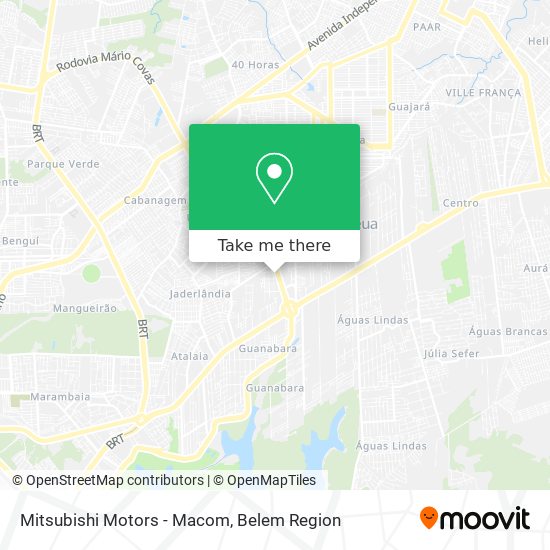 Mitsubishi Motors - Macom map