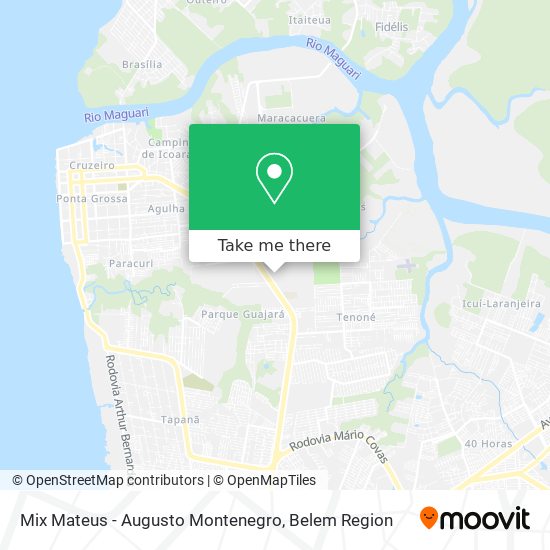 Mix Mateus - Augusto Montenegro map