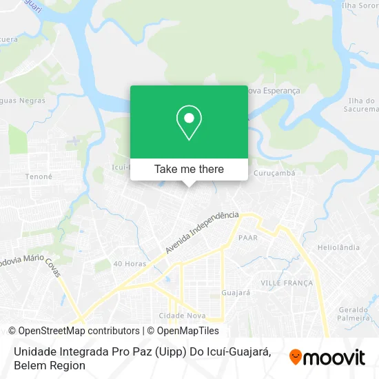 Unidade Integrada Pro Paz (Uipp) Do Icuí-Guajará map