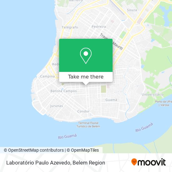 Laboratório Paulo Azevedo map