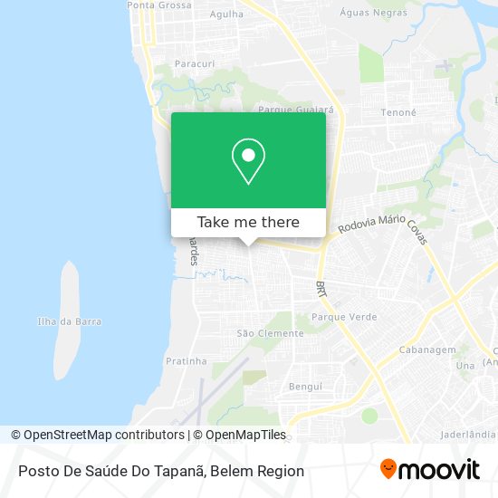 Posto De Saúde Do Tapanã map