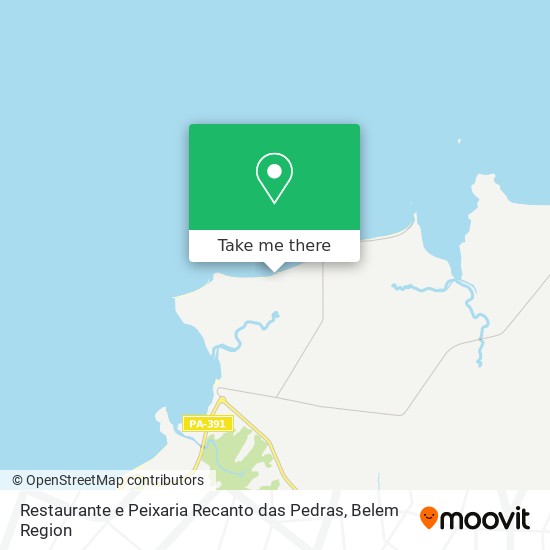 Restaurante e Peixaria Recanto das Pedras map