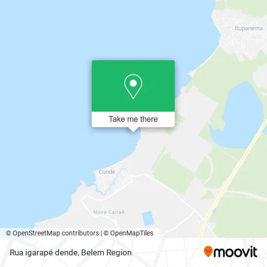 Rua  igarapé dende map