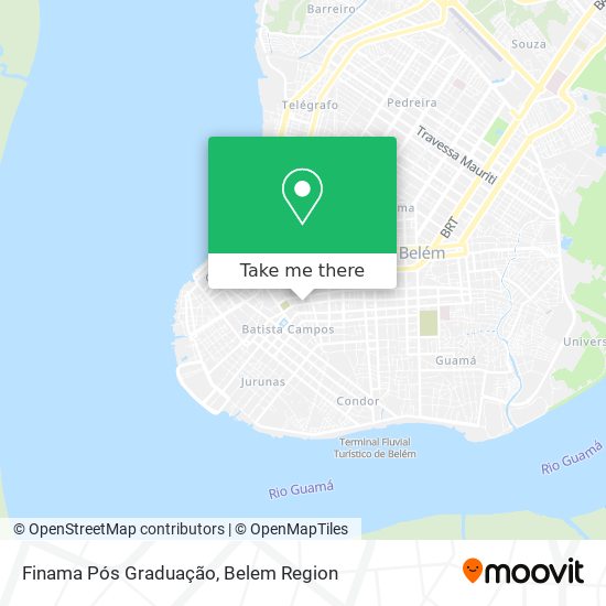 Finama Pós Graduação map