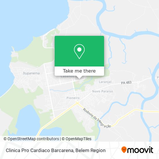 Clinica Pro Cardiaco Barcarena map