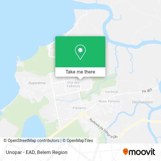 Unopar - EAD map