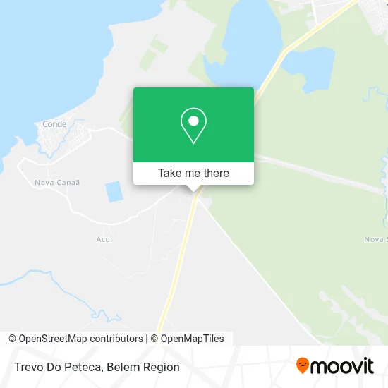 Trevo Do Peteca map
