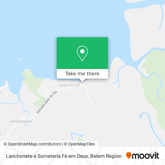 Lanchonete e Sorveteria Fé em Deus map