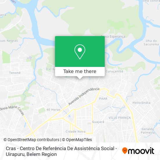 Cras - Centro De Referência De Assistência Social - Uirapuru map