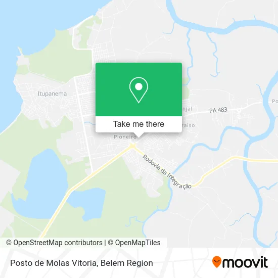 Posto de Molas Vitoria map