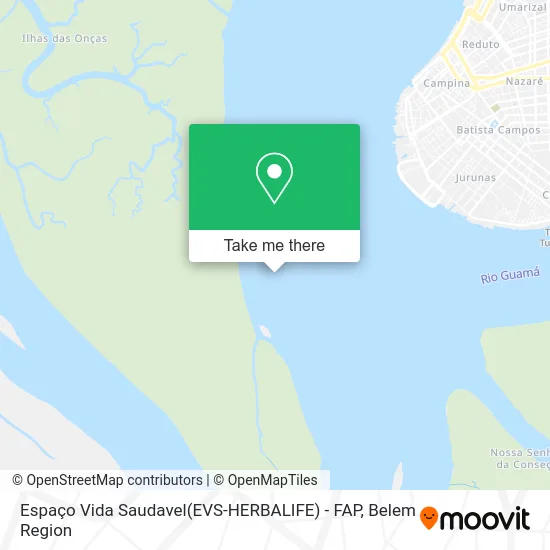 Espaço Vida Saudavel(EVS-HERBALIFE) - FAP map