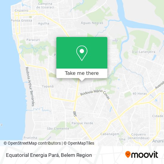 Equatorial Energia Pará map