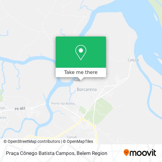 Praça Cônego Batista Campos map