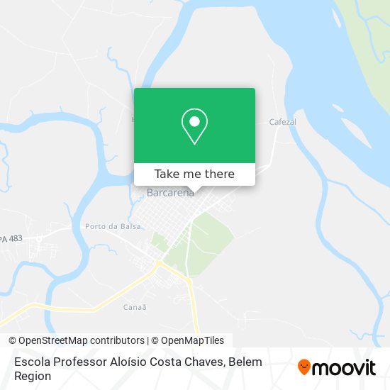 Mapa Escola Professor Aloísio Costa Chaves