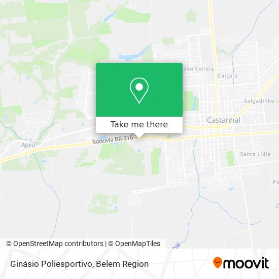 Ginásio Poliesportivo map