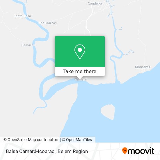 Balsa Camará-Icoaraci map