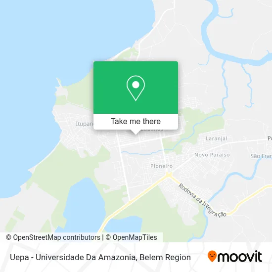 Uepa - Universidade Da Amazonia map